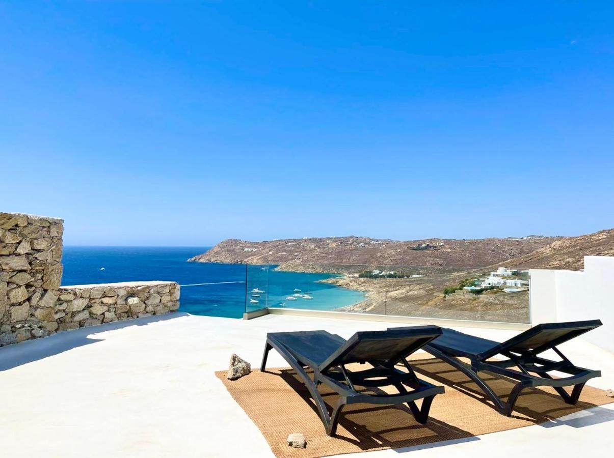 Villa Elia House With Amazing View On The Beach Mykonos Mykonos Town Exterior foto