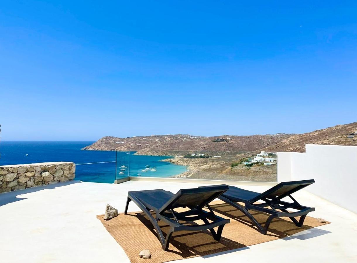 Villa Elia House With Amazing View On The Beach Mykonos Mykonos Town Exterior foto
