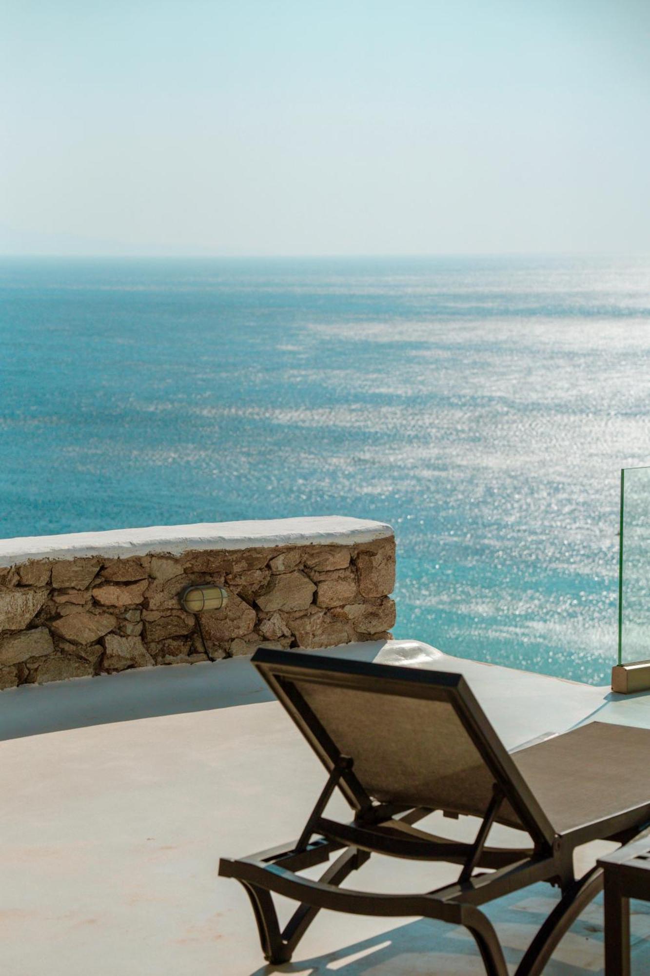 Villa Elia House With Amazing View On The Beach Mykonos Mykonos Town Exterior foto