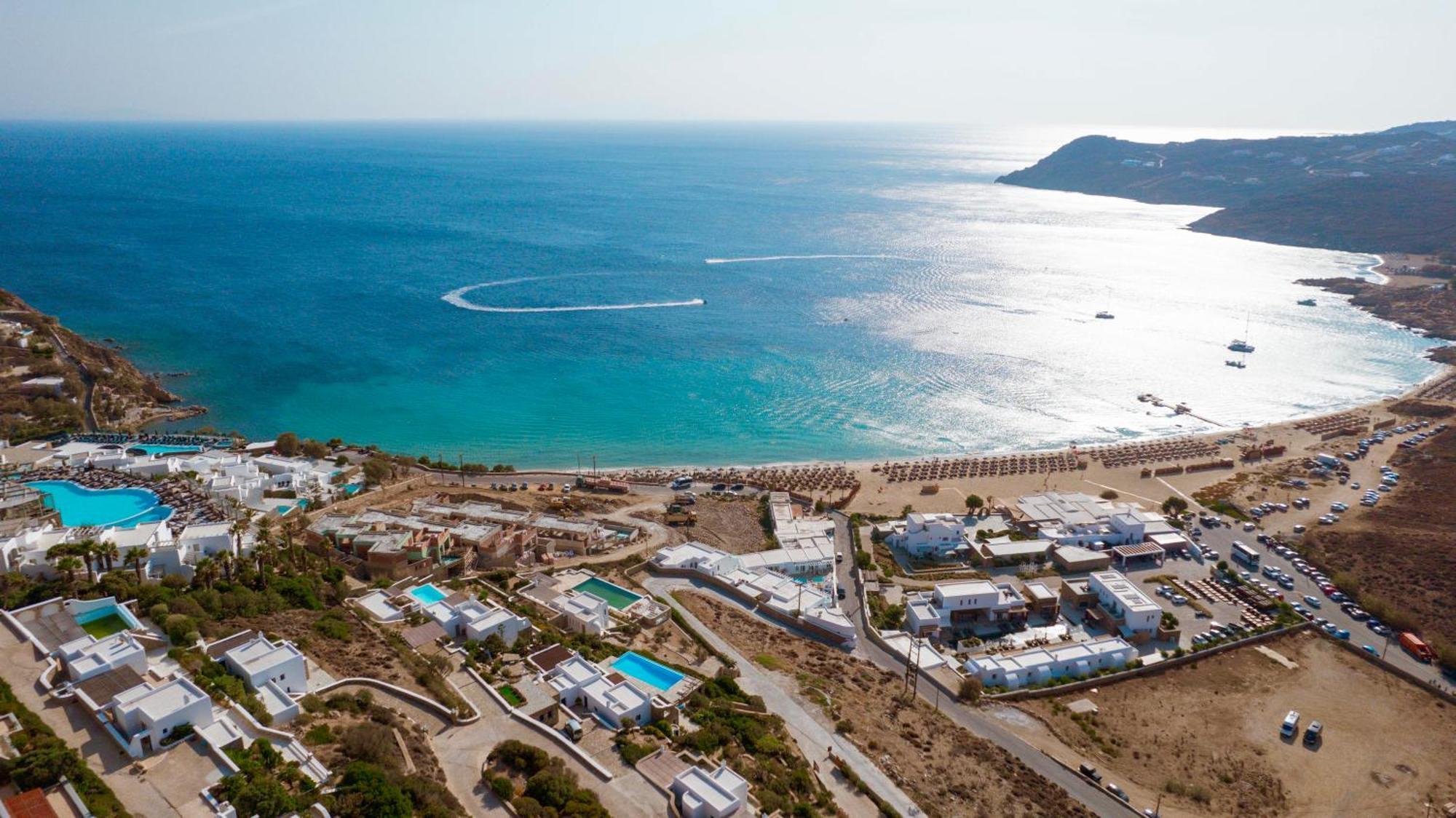 Villa Elia House With Amazing View On The Beach Mykonos Mykonos Town Exterior foto